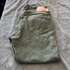 Levi’s 501 straight leg button front jeans 34 X 30